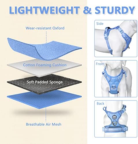 PoyPet No Pull Dog Harness, Reflective Vest - Image 2