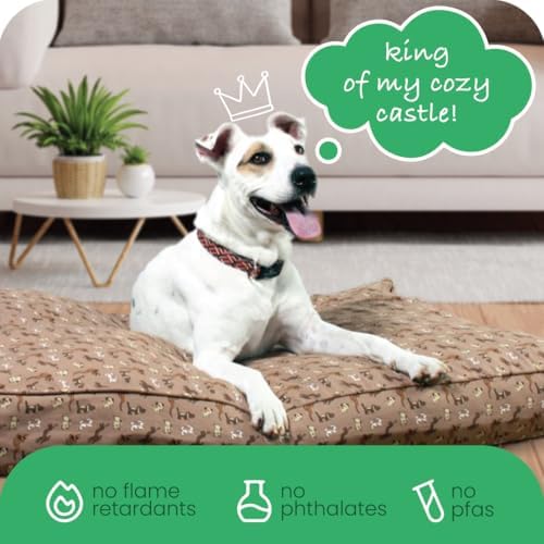 Molly Mutt Washable Dog Bed Cover, Cotton Dog Bed Cover, Daysleeper - Image 6