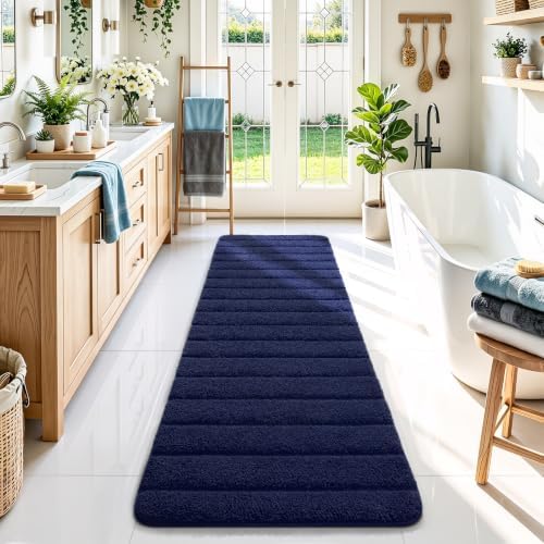 Extra Long Bathroom Runner Rugs 24x80 Inch Bath Rug Non Slip by AROGANAREARUG