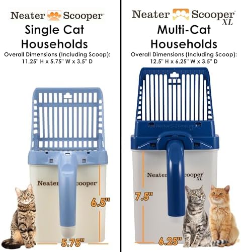 Neater Pet Brands Neater Scooper XL Cat Litter Scoop, 195 Refill Bags – - Image 5