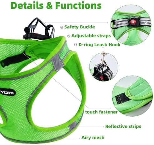 ROYPET Step-in Air Dog Harness, All Weather Mesh Step in Vest Harness - Image 6