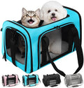 Soft-Sided Cat Carrier 18x11x11 in Expandable Travel Pet Bag 15LBS by Lowiparr