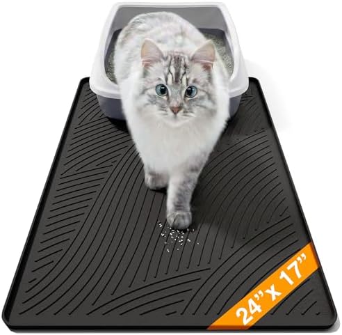 Cat Litter Box Mat by BANLYEO