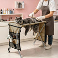 Pet Grooming Hammock, Foldable Detachable Breathable Stretchy Fabric Pet by Unknown