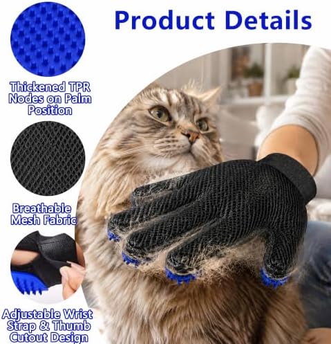 Pet Hair Removal Glove with Silicone Tips - Image 3