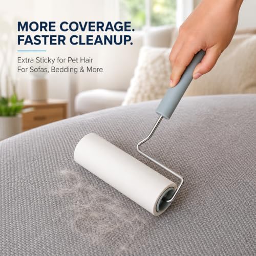 Extra Sticky Large Surface Lint Roller, 6.3'' Giant Lint Roller - Image 6