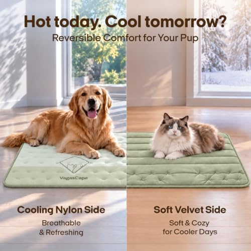 Vagascape Dog Crate Pad, Reversible Warm/Cooling Mat - Image 2