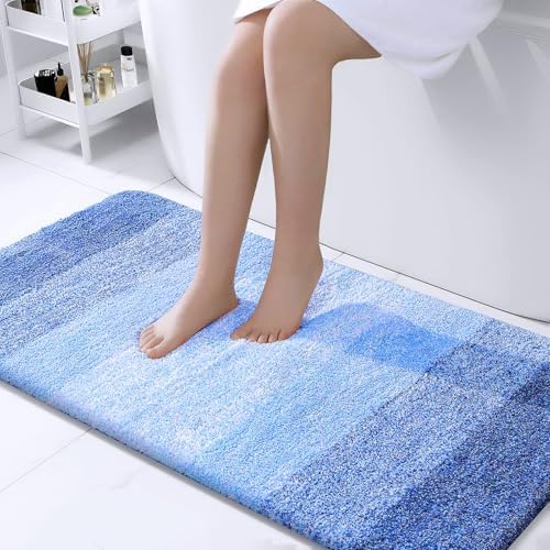 OLANLY Bathroom Runner Rug 44x24, Extra Soft Absorbent Microfiber Bath Rugs by OLANLY