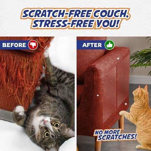 Panther Armor Cat Scratch Furniture Protector, 18 Double-Sided Tape Sheets - Image 4