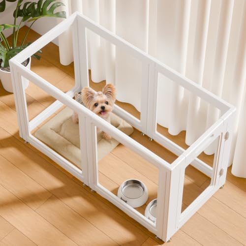 EVERFRONT Dog Playpen with Door, 6 Panels by Everfront