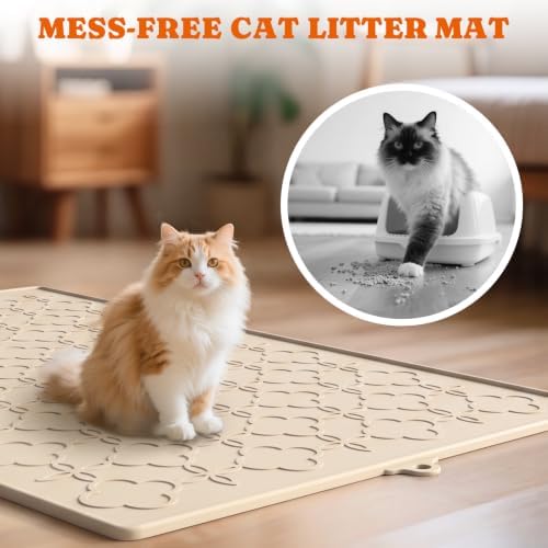 Pawtners Cat Litter Mat Extra Large 42" X 30", 1 Pack - Image 2