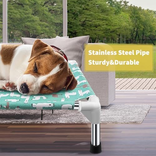 Elevated Dog Bed Pet cot for Small Dogs, Indoor and Outdoor Use - Image 2
