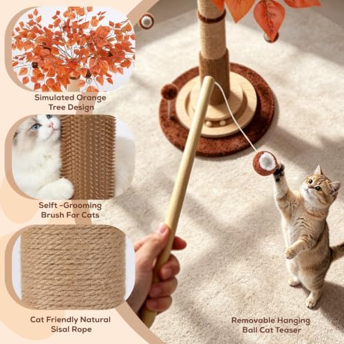 46" Extra Tall Cat Scratching Post - Image 4