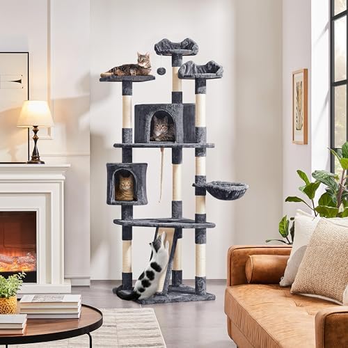 Yaheetech 79in Multi-Level Tall Cat Tree - Image 2