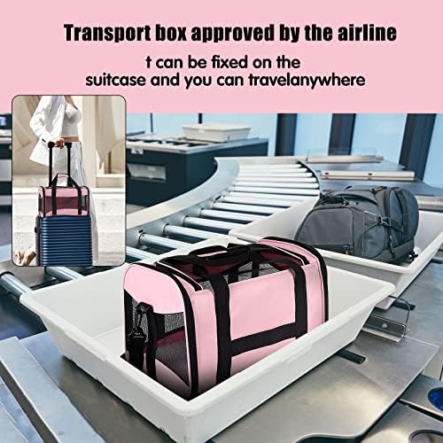 top tasta cat Carrier Large Dog Cat Carriers Puppies up to 30Lbs, Big Dog - Image 6