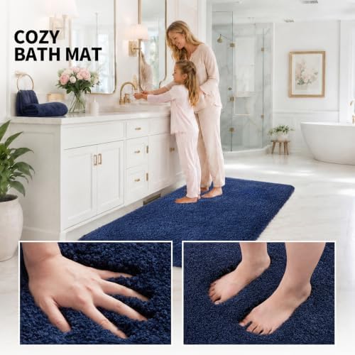 ILANGO Bathroom Rugs 60" × 24", Extra Soft Absorbent Microfiber Bath Rugs - Image 5