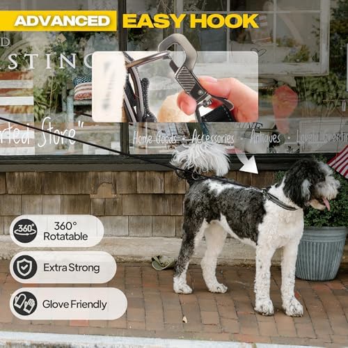 Fida 10 FT Heavy Duty Dog Leash, Dual Padded Handles - Image 2