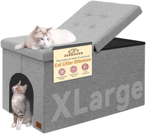 Zerbuger Cat Litter Box Enclosure Furniture by Zerbuger