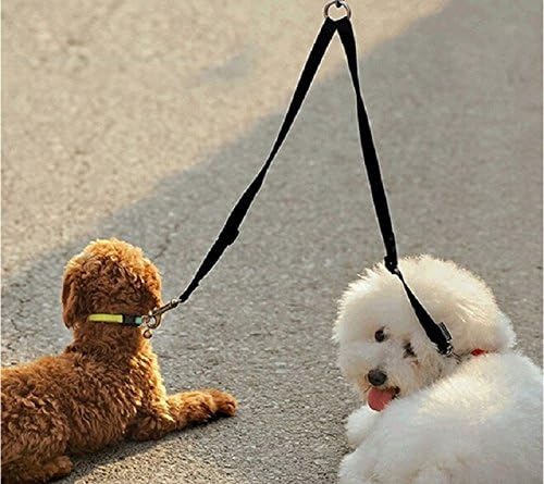 No Tangle Dog Leash Coupler, Dual Double Dog Adjustable Splitter Lead Sturdy - Image 7