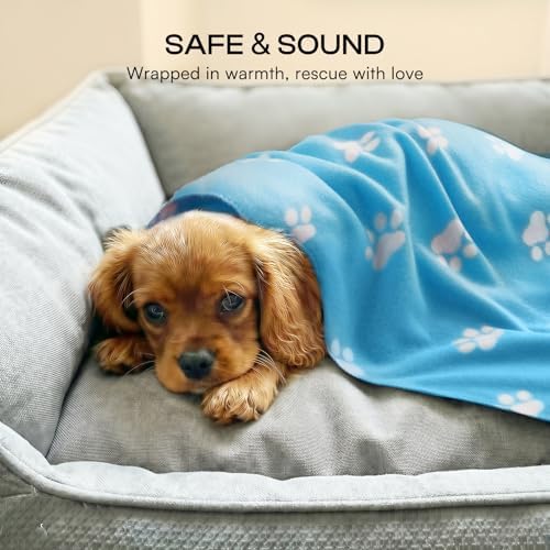 LINENLUX Fleece Dog Blankets 6-Pack, Soft Stretchy - Image 4