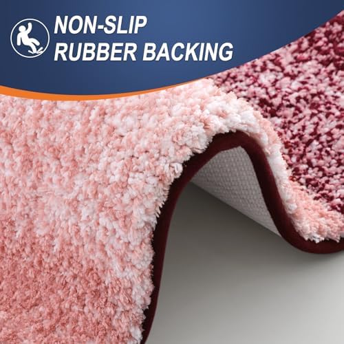 OLANLY Large Bathroom Rugs 50x30, Extra Soft Absorbent Microfiber Bath Rugs - Image 5