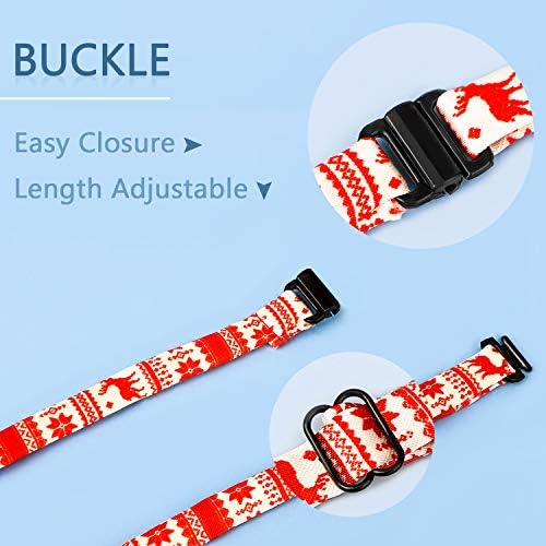 Segarty Dog Ties, 10 PCS Dog Bow Ties Christmas with Adjustable Collar, Pet Neckties for Small Pets, Puppy Neck Bowties Cats Grooming Bows Bulk for Photography Holiday Wedding Party Gift - Image 4