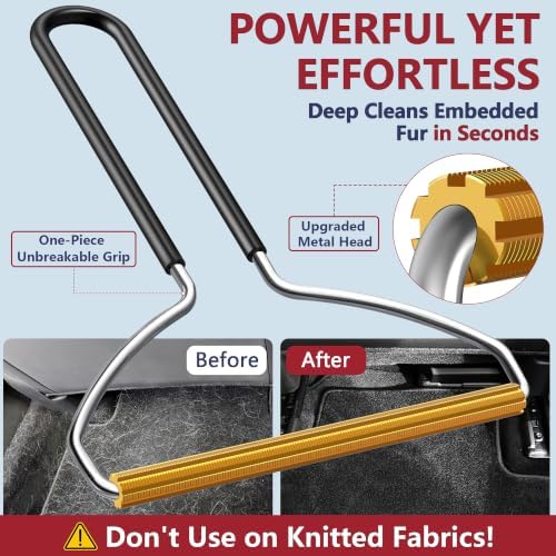 3PCS Lint Brush & Carpet Scraper & Pet Hair Remover - Image 4