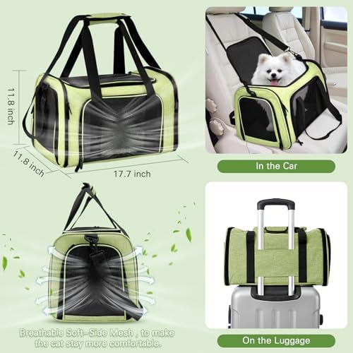 Cat Carrier Soft-Sided & Folding Travel Litter Box - Image 3