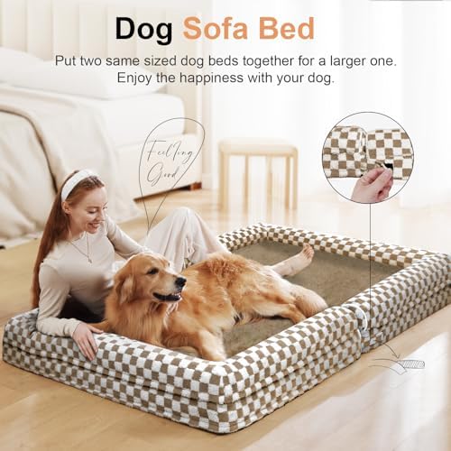 NANUYA Orthopedic Dog Bed for X-Large Dogs, 40 x 32 Inch - Image 3