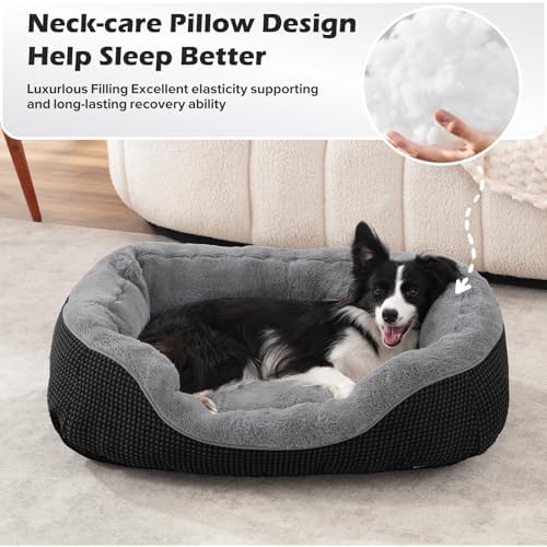 INVENHO Dog Bed Medium Size, Orthopedic Warming Soft Calming Sleeping Durable - Image 3