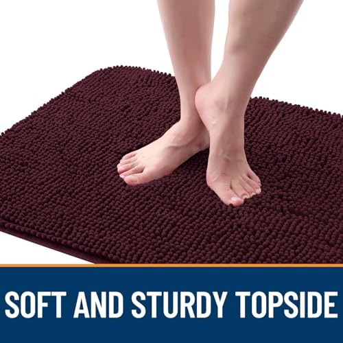 OLANLY Dog Door Mat for Muddy Paws 59x32, Super Absorbent Chenille Mud Mat - Image 4