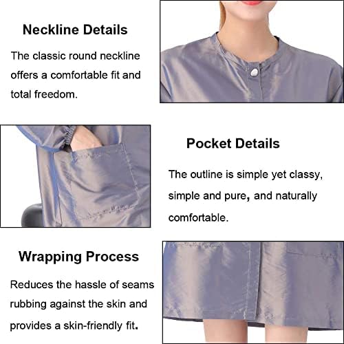 Professional Salon Smock Stylist Jacket Waterproof Hairdresser Cape Barber - Image 4