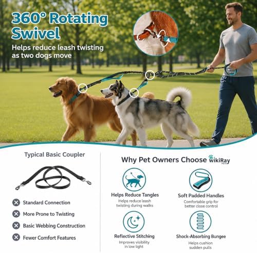 wikiRay Double Dog Leash Coupler - Image 4