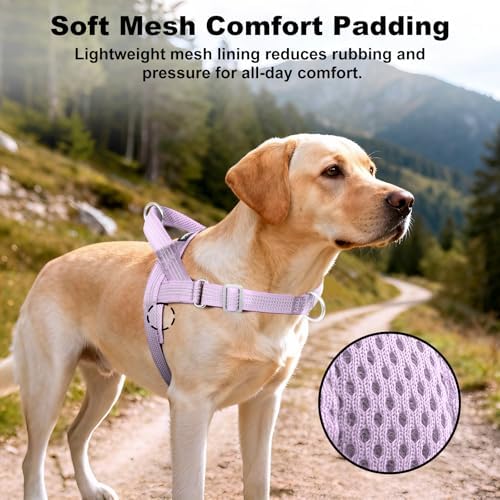No Pull Dog Harness with Handle, Adjustable Soft Mesh Padded Vest - Image 4