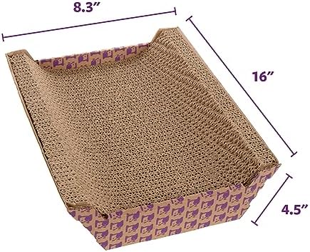 SmartyKat Super Scratcher Chaise Corrugated Cat Scratcher, Catnip Infusion - Image 2