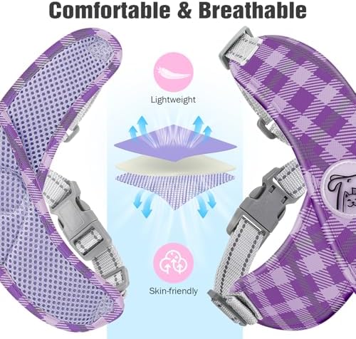 Pawaboo Small Dog Harness and Leash Set, Puppy Harness X-Frame Adjustable - Image 5