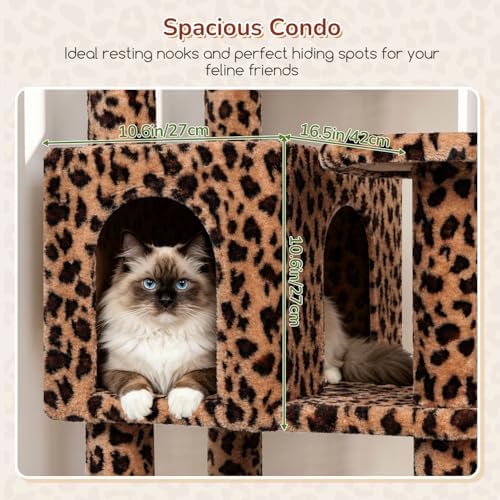 Globlazer 65in Leopard Cat Tree - Image 3
