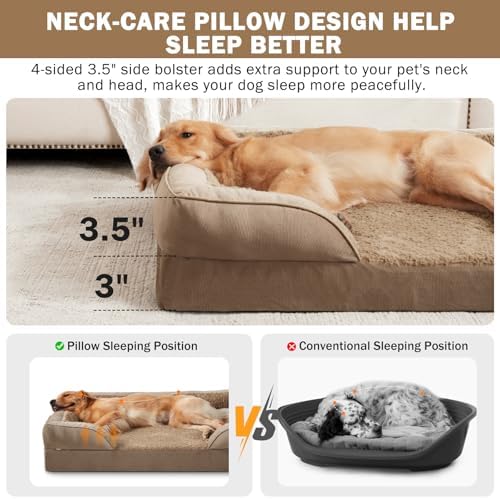 INVENHO L Plus Orthopedic Dog Bed - Image 5