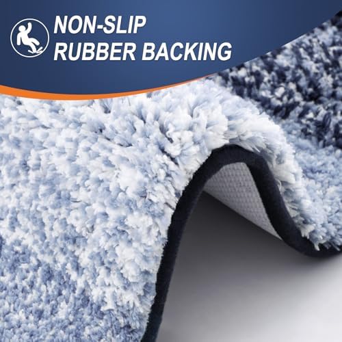 OLANLY Large Bathroom Rugs 50x30, Extra Soft Absorbent Microfiber Bath Rugs - Image 5