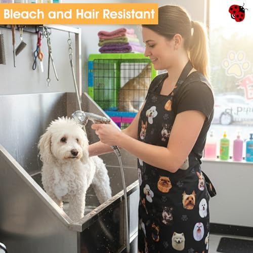 Ladybird Line 610 Unisex Dog Breeds Waterproof Apron, Hair Bleach Resistant - Image 5