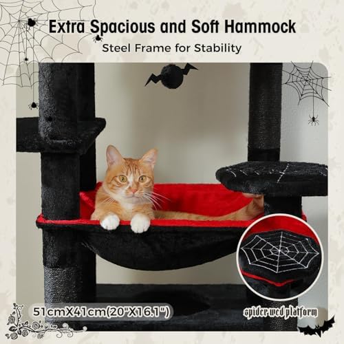 PAWZ Road Gothic Cat Tree 72" Cat Tower - Image 4