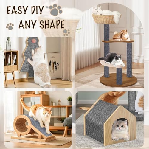 118x15.8in Self-Adhesive Cat Scratching Mat, Couch Protector from Cat Claws - Image 3