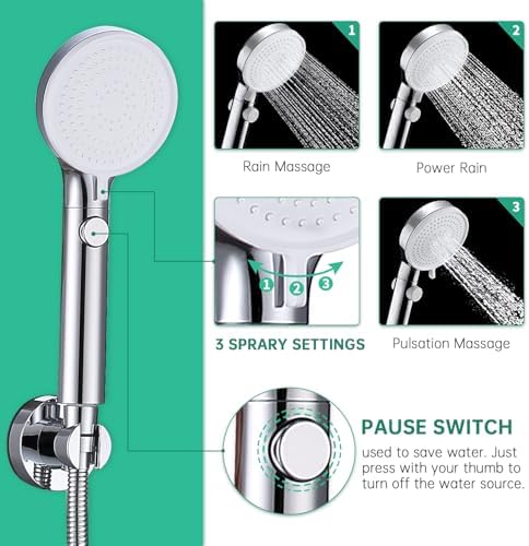 Dog Shower Head Sprayer Pet High Pressure 3 Mode Handheld - Image 3