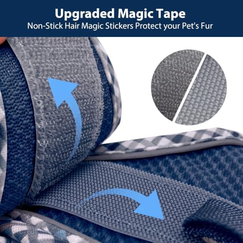 AIITLE Small Dog Harness and Leash Set Strong Magic Tape - Image 4