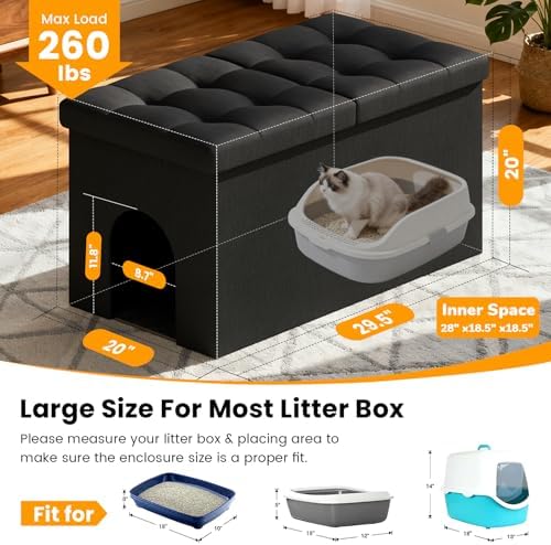3-in-1 Cat Litter Box Enclosure - Image 3
