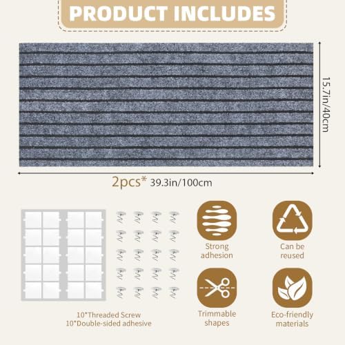 2Pack Cat Scratch Furniture Protector, Self-Adhesive Scratch Pad - Image 6