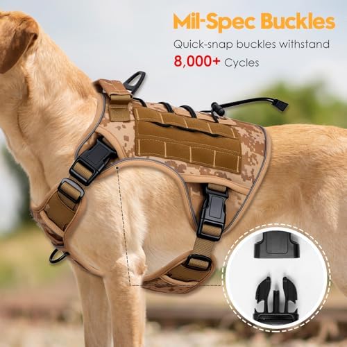Heavy-Duty Tactical Dog Harness - Image 3