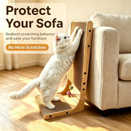 Value 3-Pack Cat Scratching Post, 3-in1 Cat Scratcher - Image 4