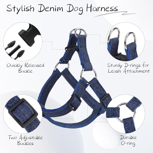BINGPET No Pull Dog Harness and Leash Set, Adjustable Step-in Vest - Image 3