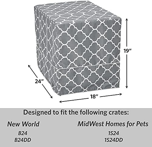 MidWest Homes for Pets Small Dog Crate Cover Featuring Teflon Fabric Protector - Image 7